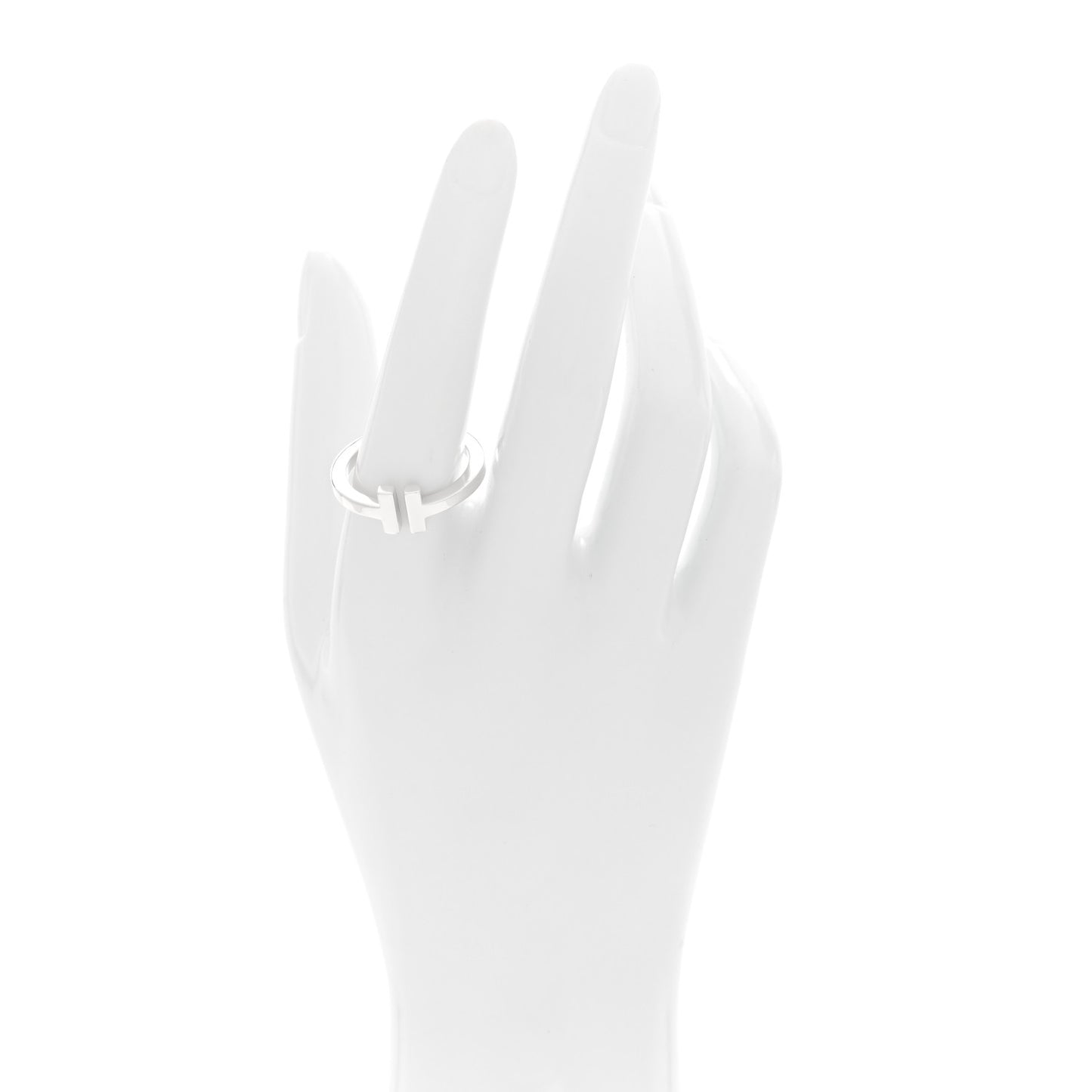 Sterling Silver T Square Ring 60 9