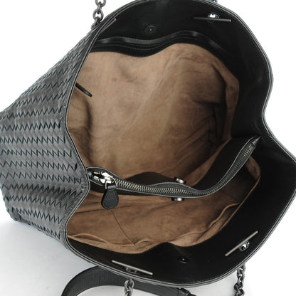 Bottega Veneta Nappa Intrecciato Medium Tote Nero Black 5 of 7
