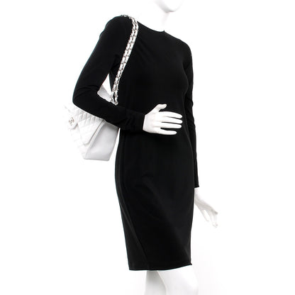 Chanel Caviar Maxi Single Flap White 3 of 13