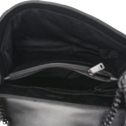 Saint Laurent Calfskin Y Quilted Monogram Monochrome Medium Loulou Chain Satchel Black 5 of 11