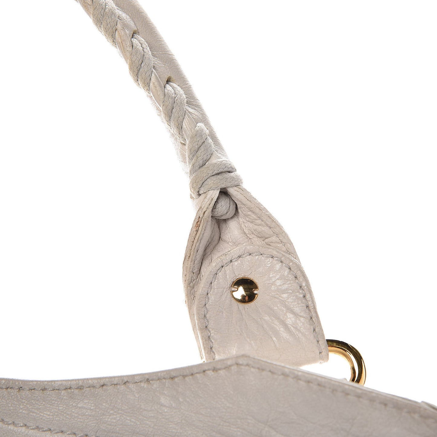 Agneau Giant 21 Gold Hardware Part Time White