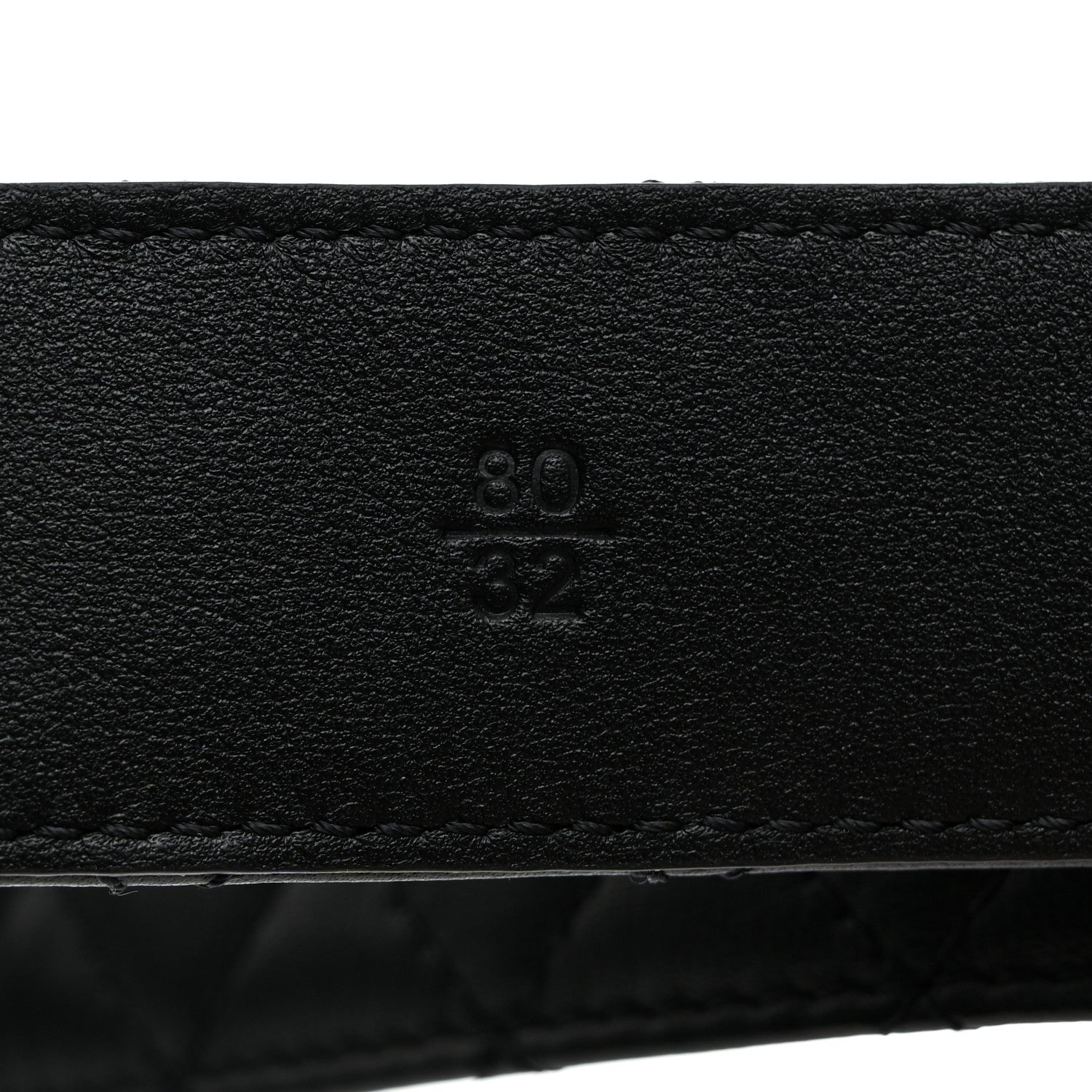 Chanel Calfskin Quilted CC Chain Belt 80 32 Black 6 of 6