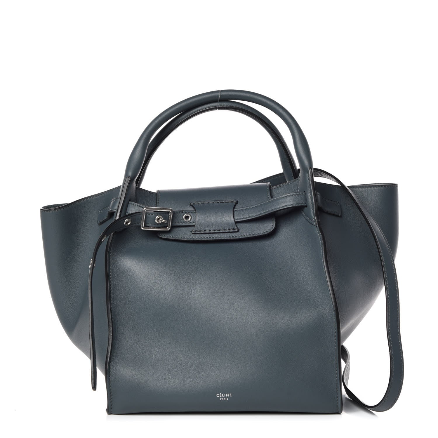 Celine Smooth Calfskin Small Big Bag Slate 1 of 11