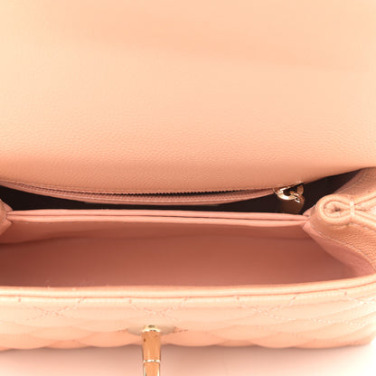 Chanel Caviar Quilted Extra Mini Coco Handle Flap Light Pink 4 of 10