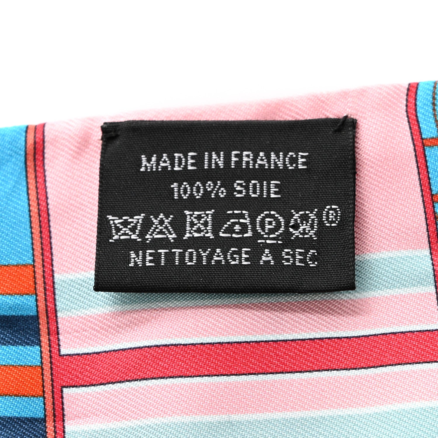 Hermes Silk Couvertures Nouvelles Twilly White Vert Orange 3 of 4