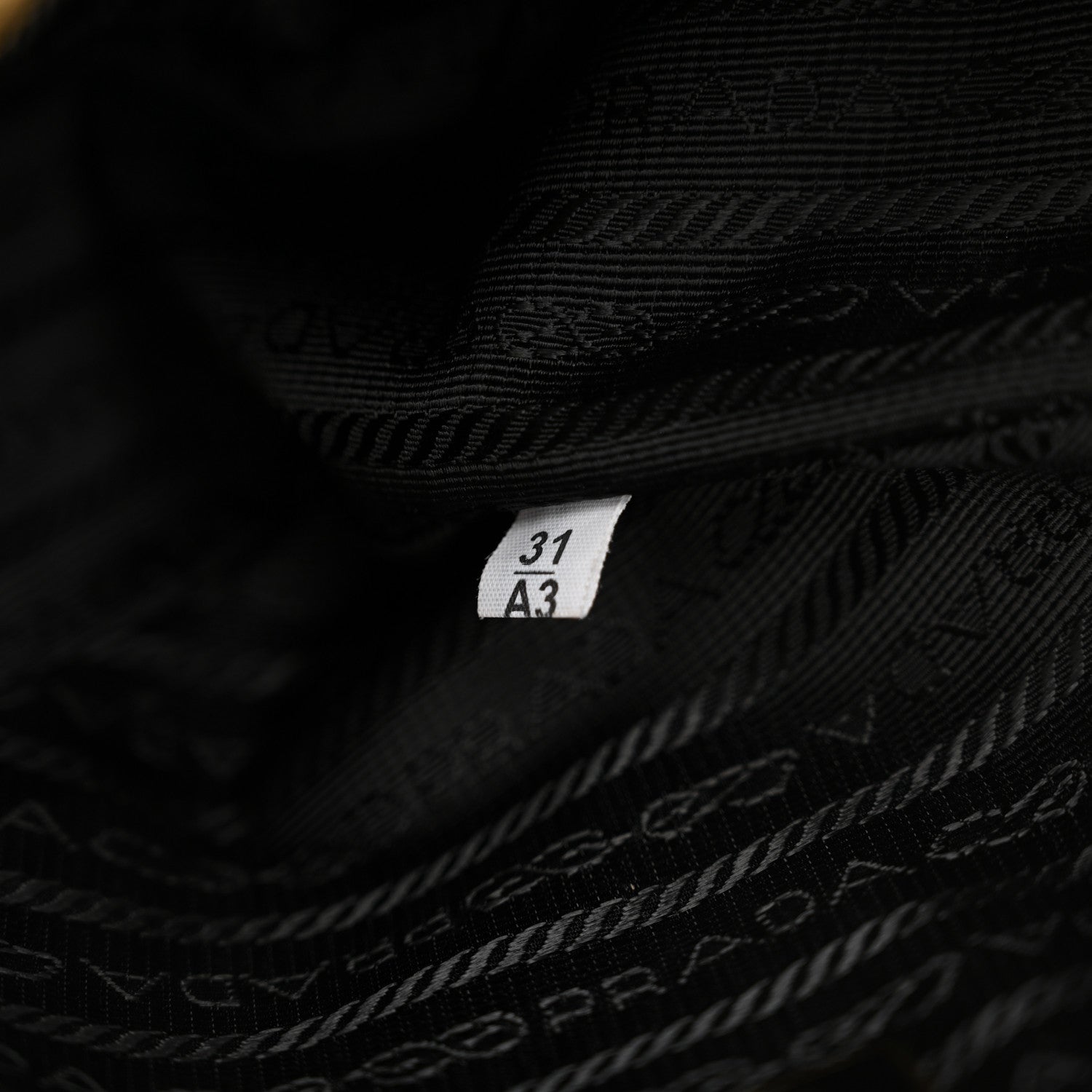 Prada Jacquard Calfskin Triangolo Symbole Embroidered Mini Triangle Double Bag Black Corda 7 of 10