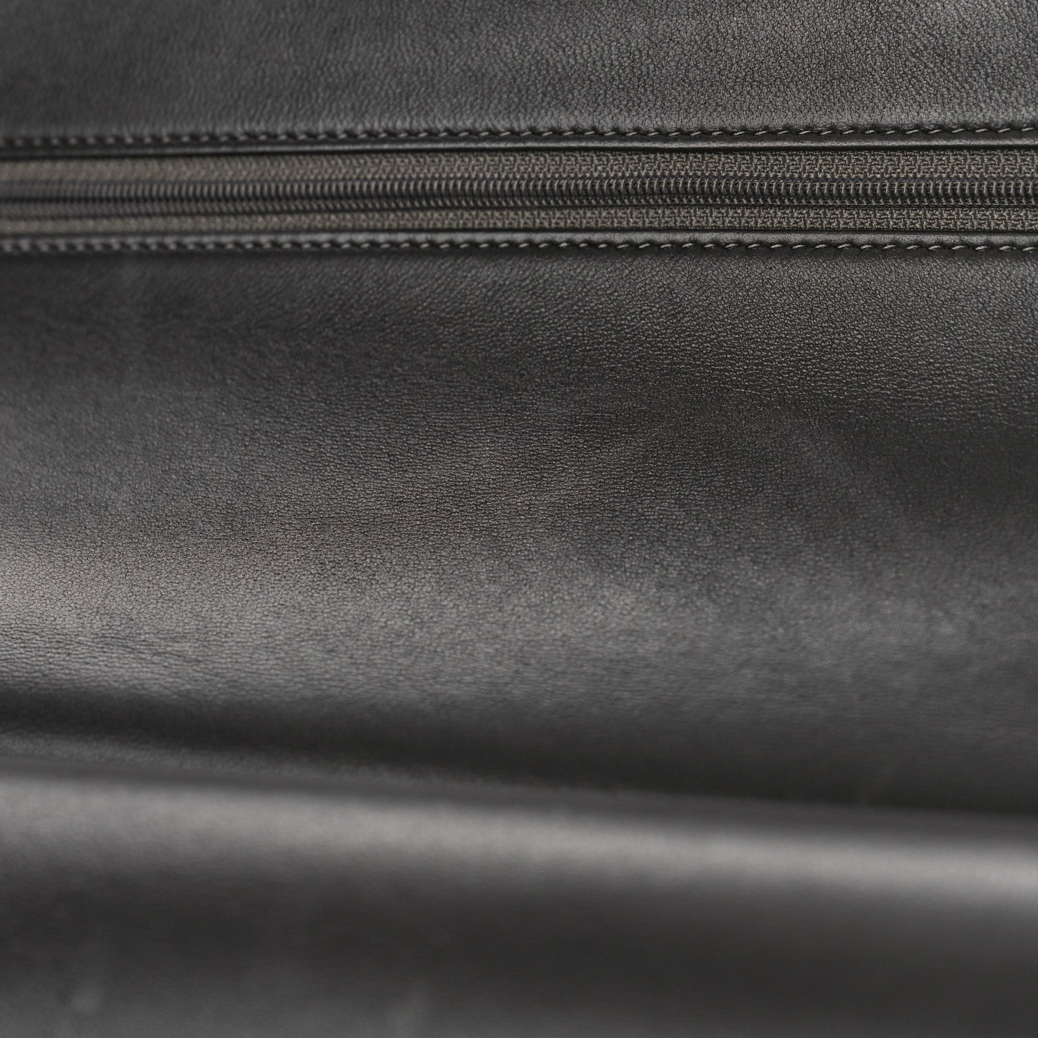 Chanel Lambskin Quilted Jumbo Double Flap Charcoal Grey 13 of 14