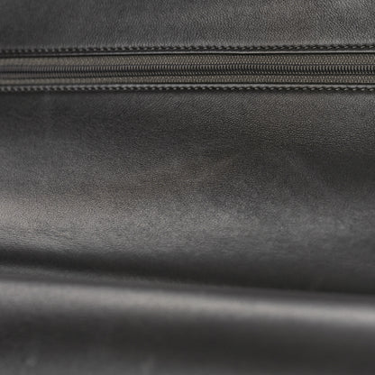 Chanel Lambskin Quilted Jumbo Double Flap Charcoal Grey 13 of 14