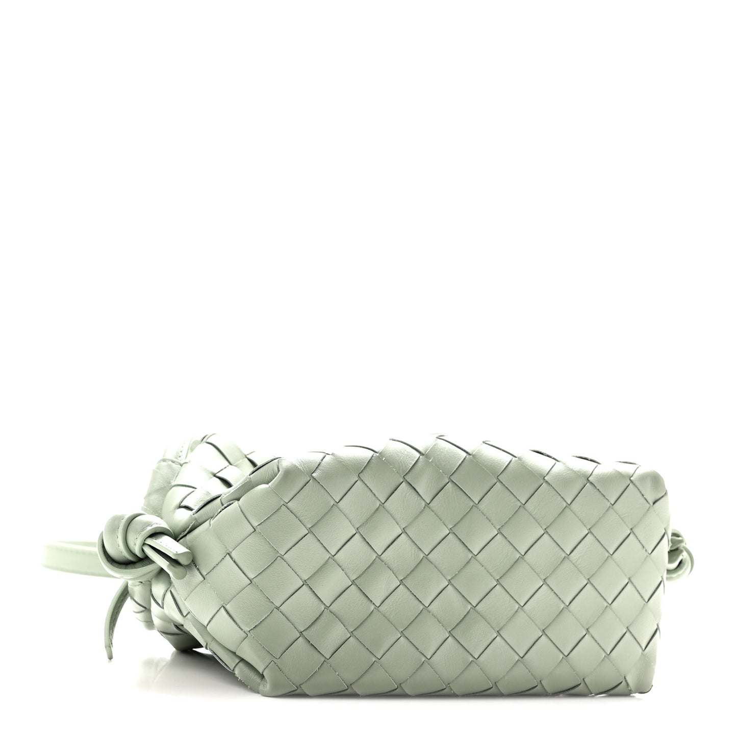 Calfskin Intrecciato Small Loop Top Handle Sauge