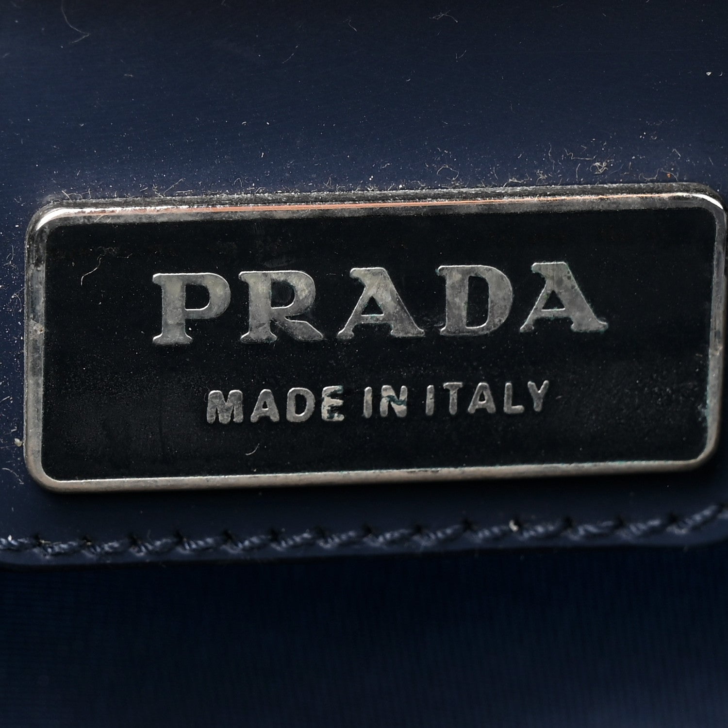 Prada Nylon Small Flat Messenger Bag Baltico 6 of 9