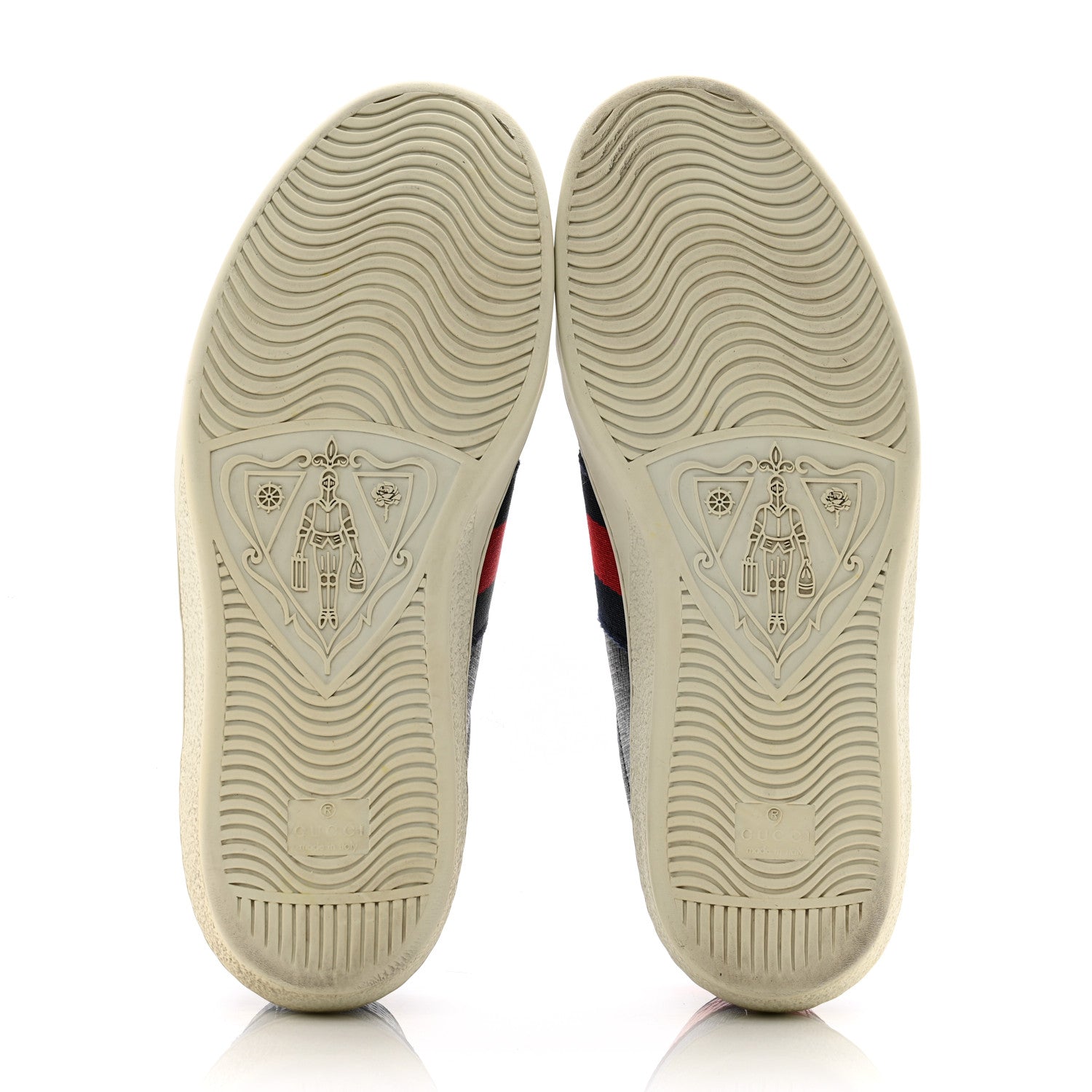 Gucci GG Supreme Monogram Ayers Web Mens New Ace Sneakers 9.5 Black 5 of 9