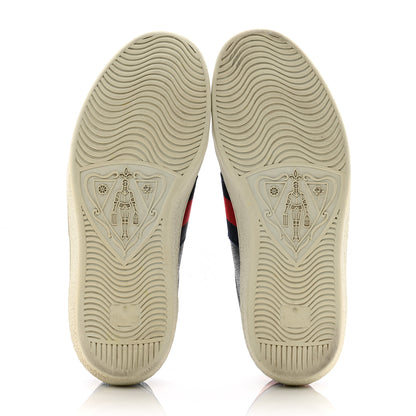 Gucci GG Supreme Monogram Ayers Web Mens New Ace Sneakers 9.5 Black 5 of 9