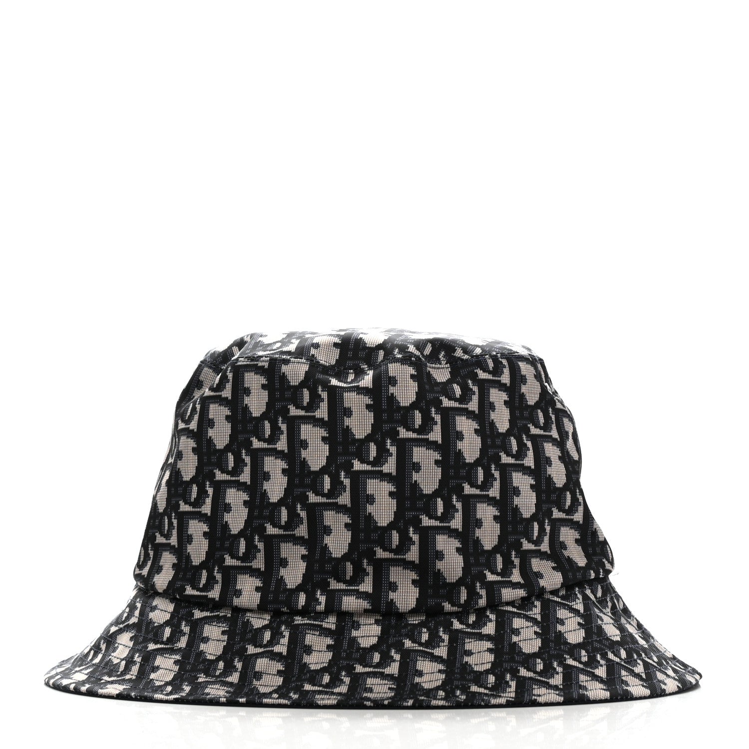 Christian Dior Oblique Reversible Teddy-D Brim Bucket Hat 57 Blue 11 of 15