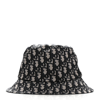 Christian Dior Oblique Reversible Teddy-D Brim Bucket Hat 57 Blue 11 of 15