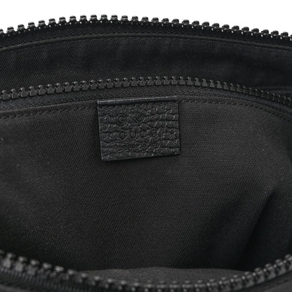 Gucci Nylon Monogram Small Flat Messenger Bag Black 6 of 11