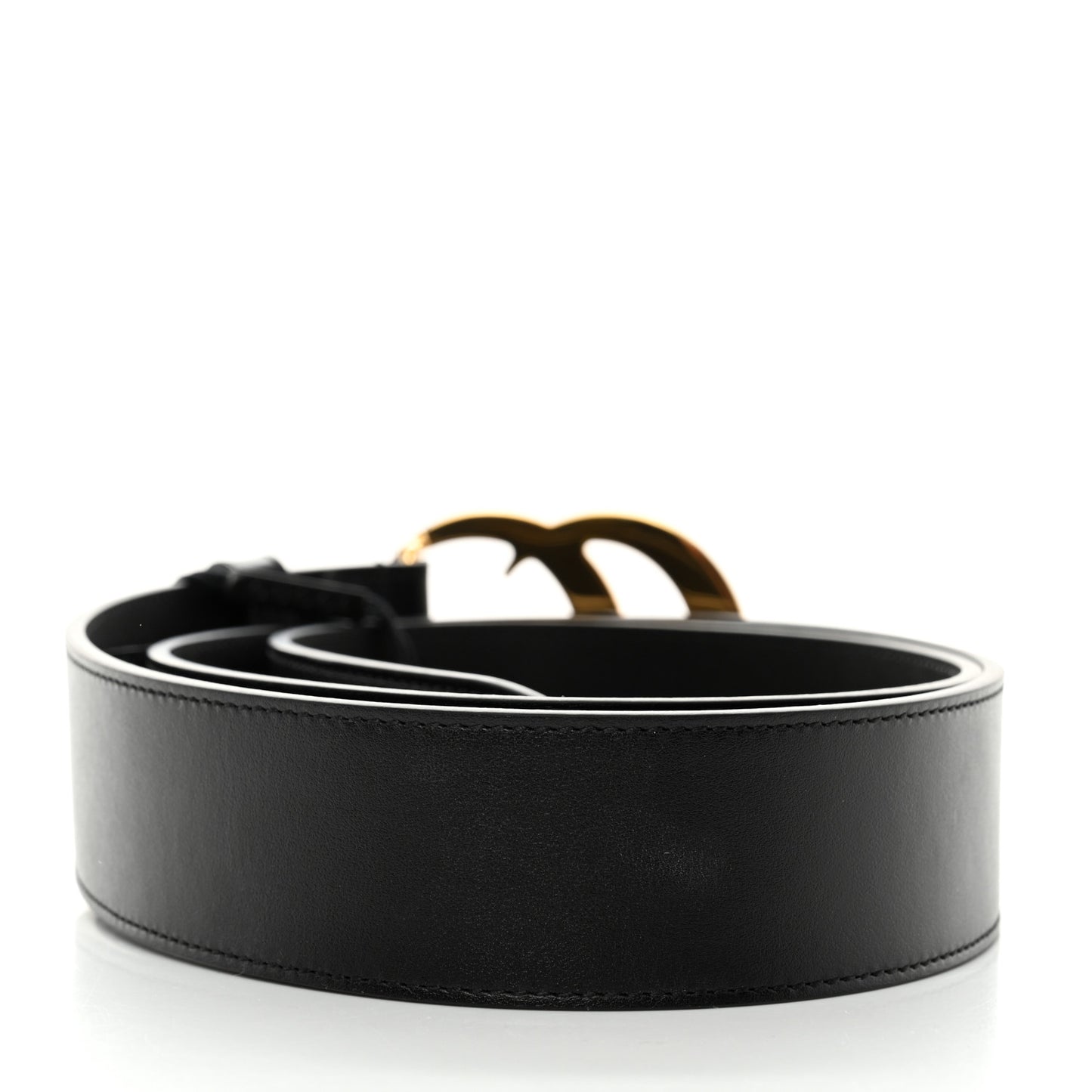Plutone Calfskin Double G 40mm Belt 100 40 Black
