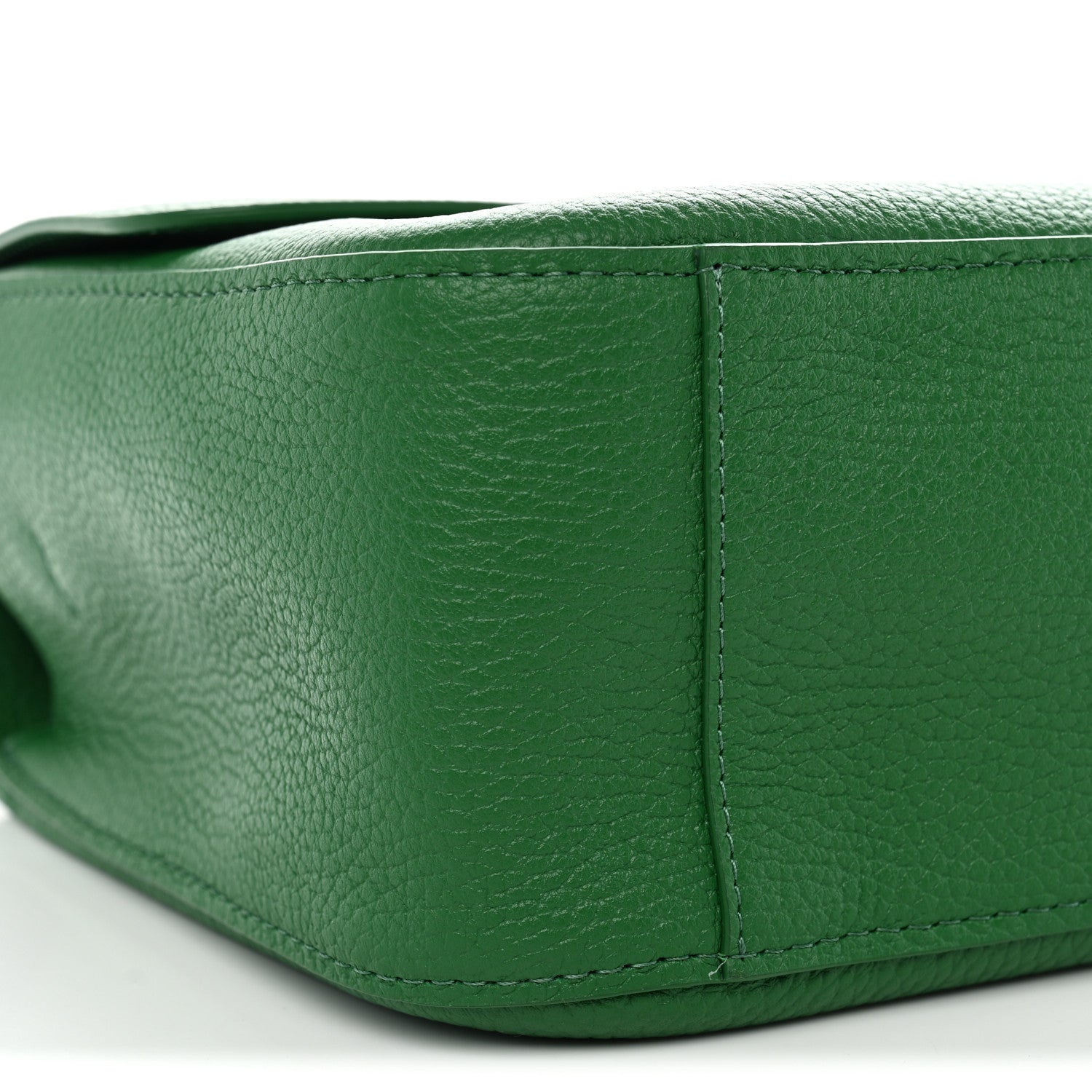Chanel Grained Calfskin Small Souplissimo Maxi Flap Green 9 of 11