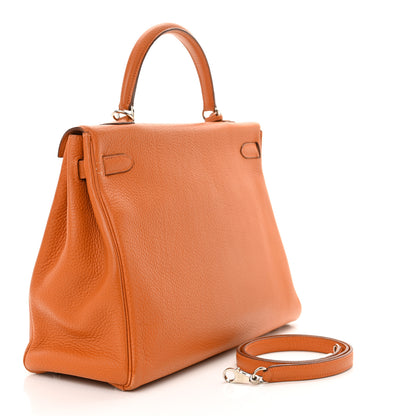 Hermes Taurillon Clemence Kelly Retourne 35 Potiron 3 of 23