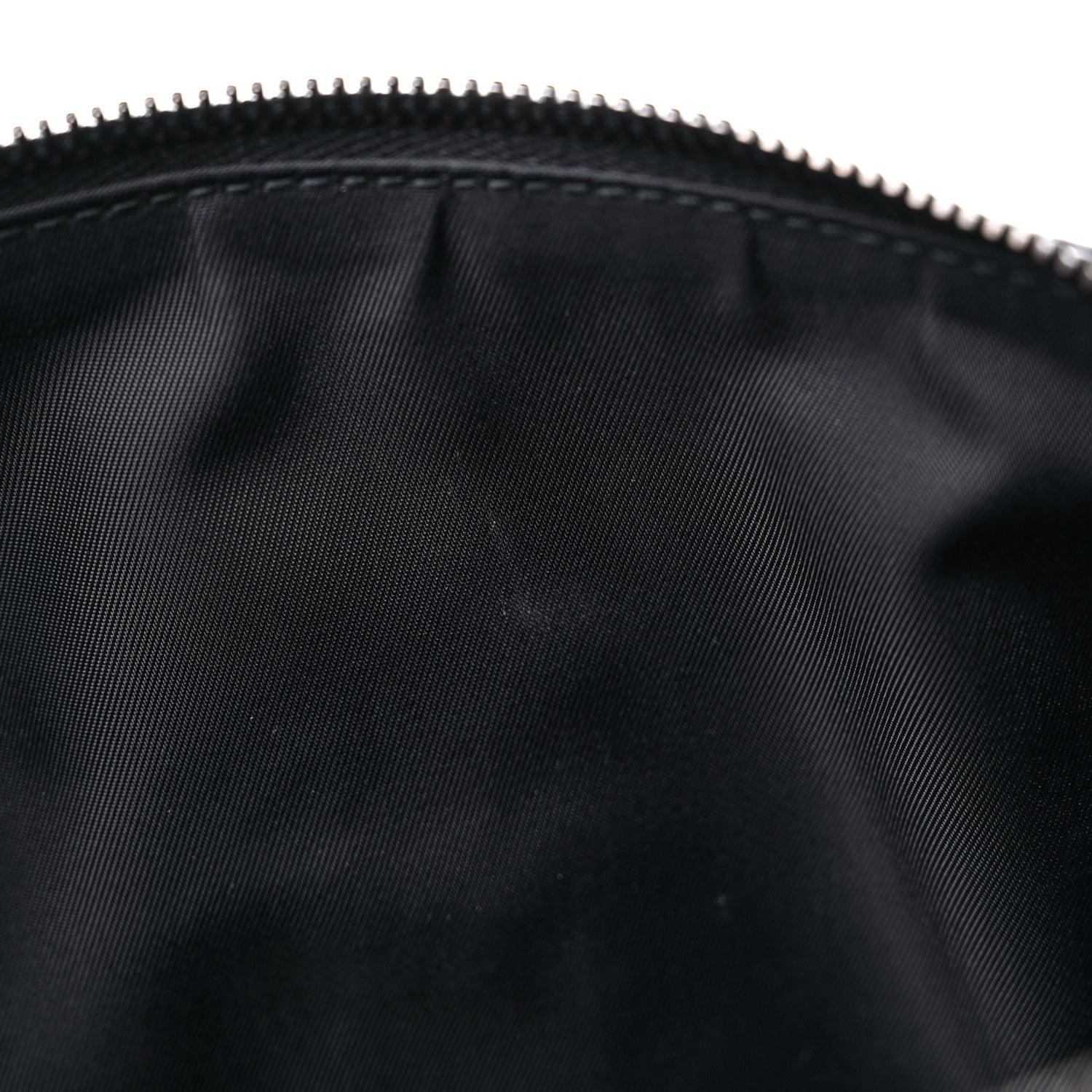 Gucci Nylon Guccissima Zip Top Pouch Black 12 of 12