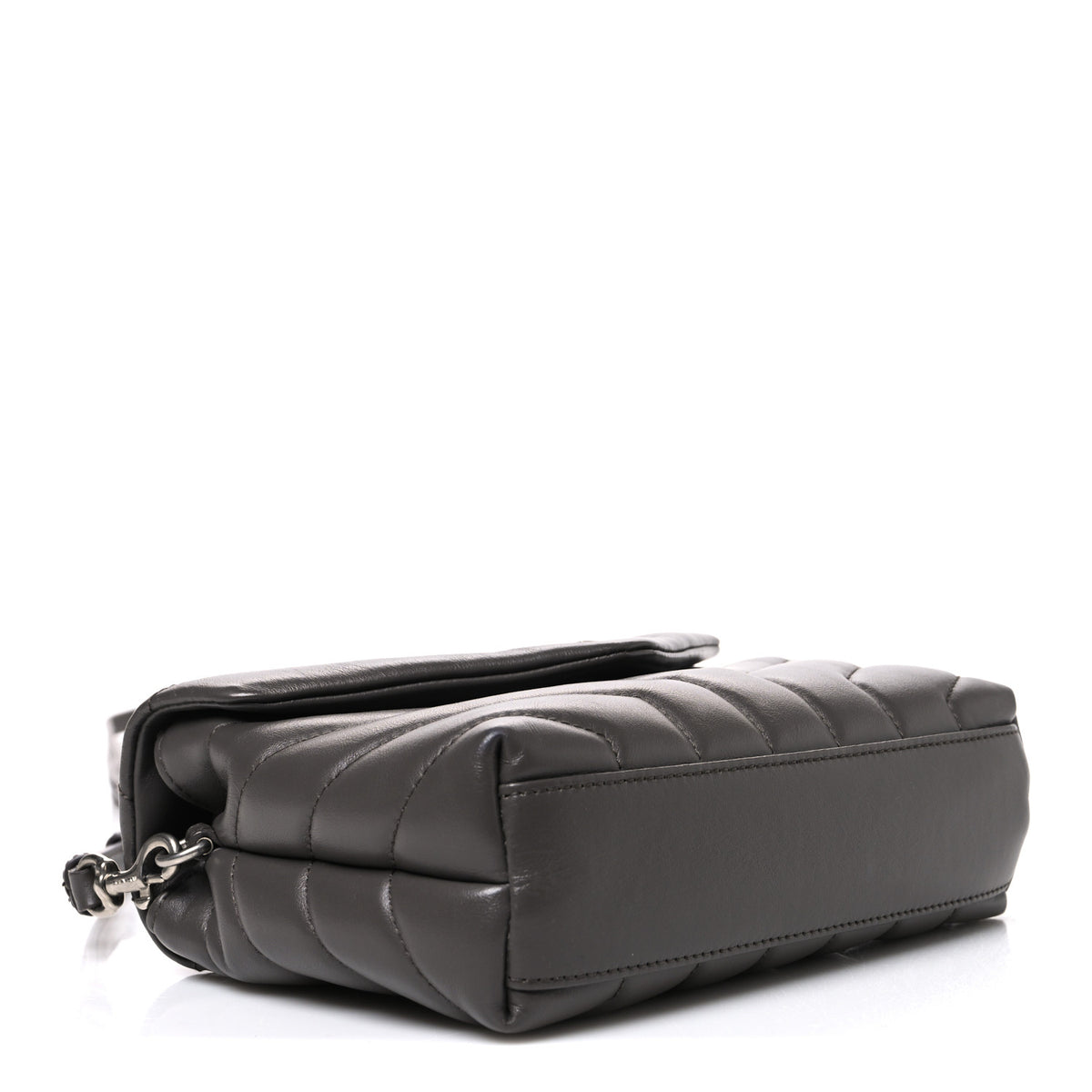 Saint Laurent Calfskin Y Quilted Monogram Toy Loulou Crossbody Bag Earth 4 of 10