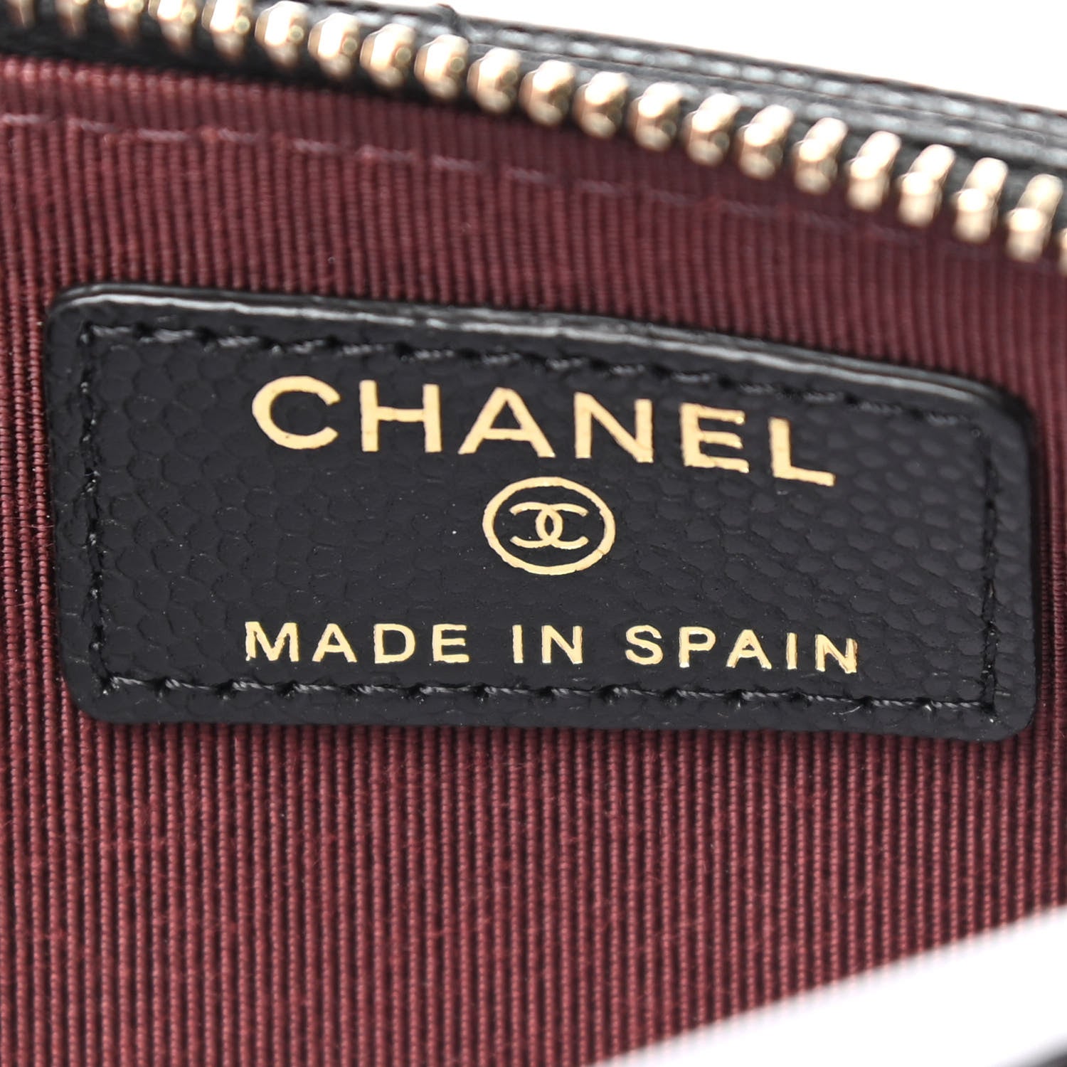 Chanel Caviar Quilted Flap Zip Card Holder Black 6 of 7