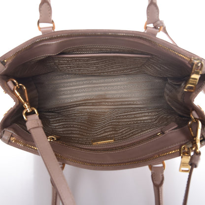 Prada Saffiano Small Galleria Double Zip Tote Cammeo 6 of 13