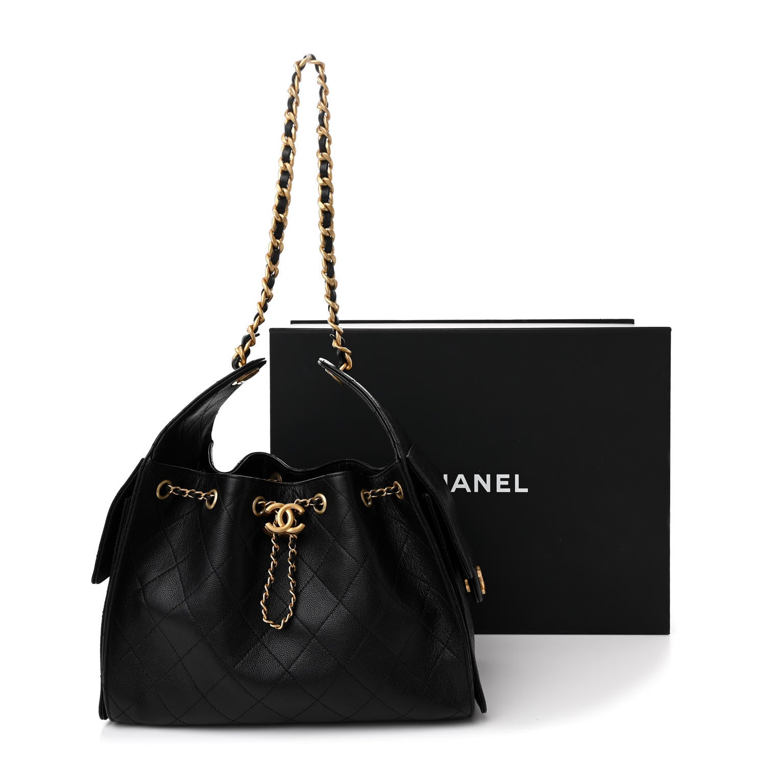 Chanel Caviar Quilted Small Chanel 25 Handbag Black 13 of 13