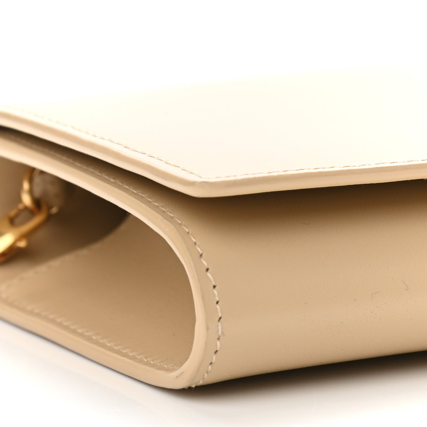 Smooth Calfskin Mini Paris Bag Beige