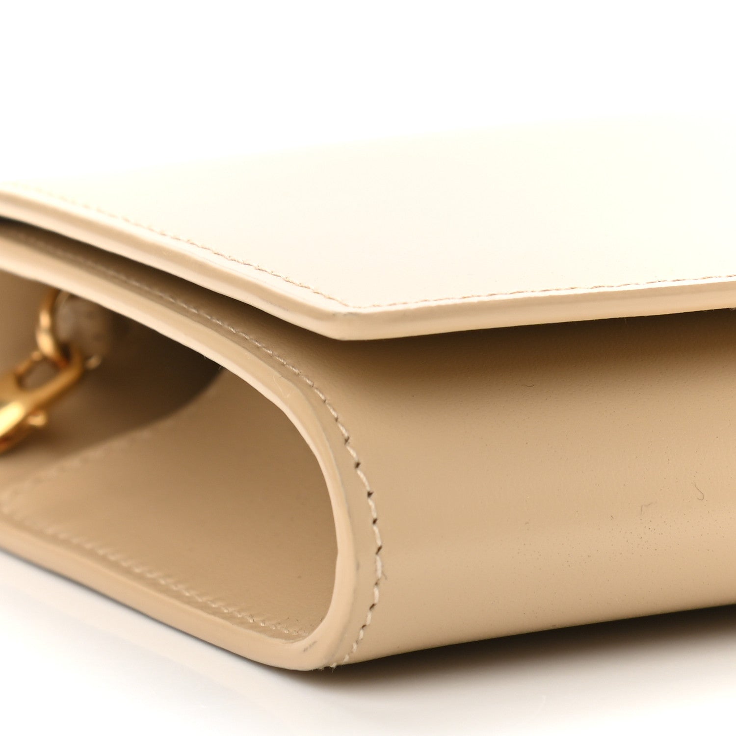 Saint Laurent Smooth Calfskin Mini Paris Bag Beige 9 of 11
