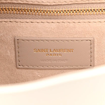 Saint Laurent Smooth Calfskin Le 5 A 7 Hobo Blanc Vintage 6 of 10