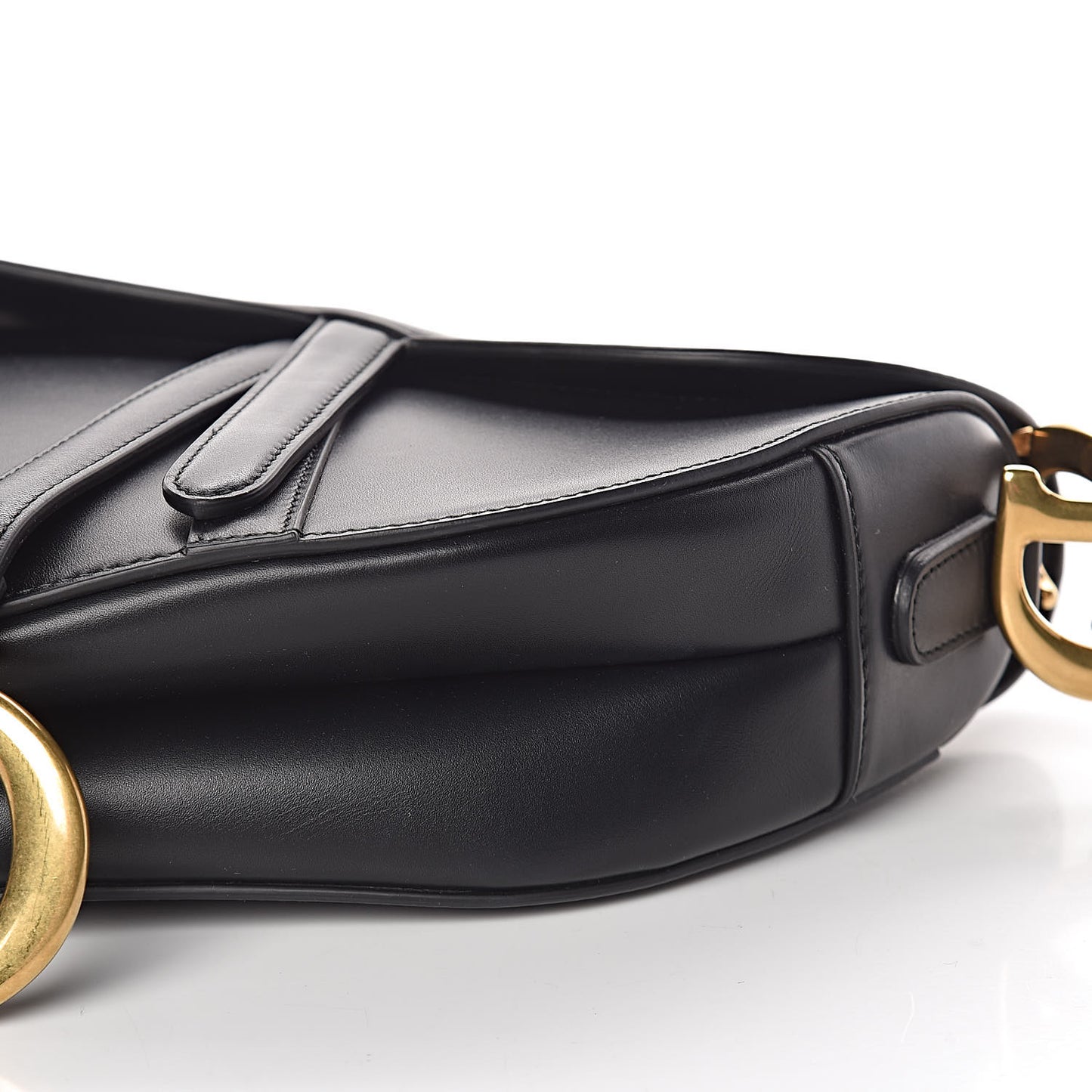 Calfskin Saddle Bag Black