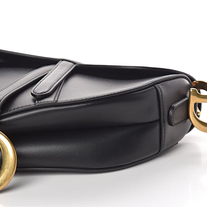 Christian Dior Calfskin Saddle Bag Black 6 of 10