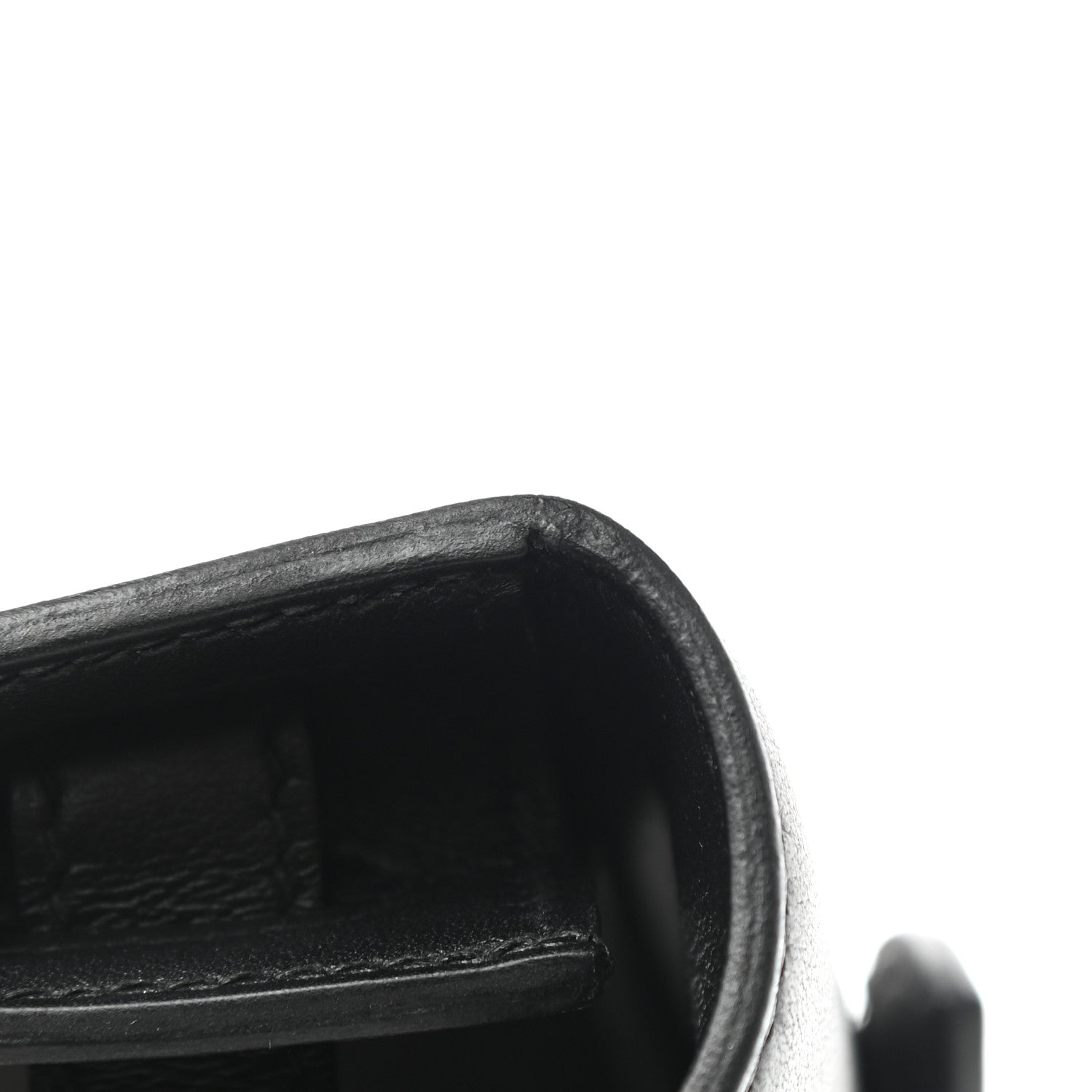 Hermes Swift Kelly Cut Clutch Pochette Black 8 of 9