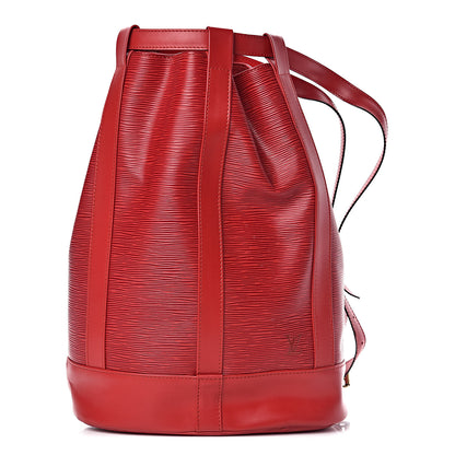 Louis Vuitton Epi Randonnee PM Castillan Red 1 of 11