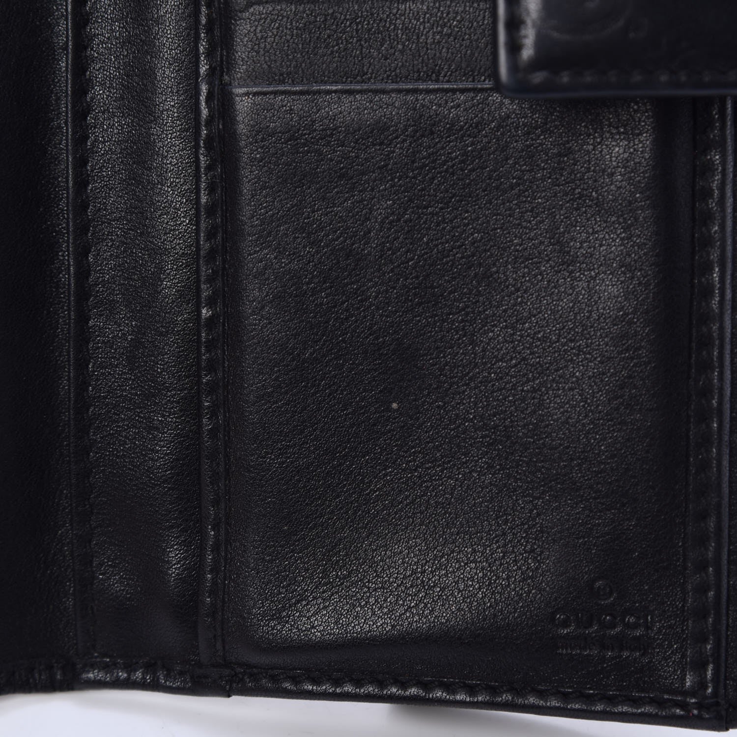 Gucci Guccissima Princy Continental Wallet Black 13 of 16