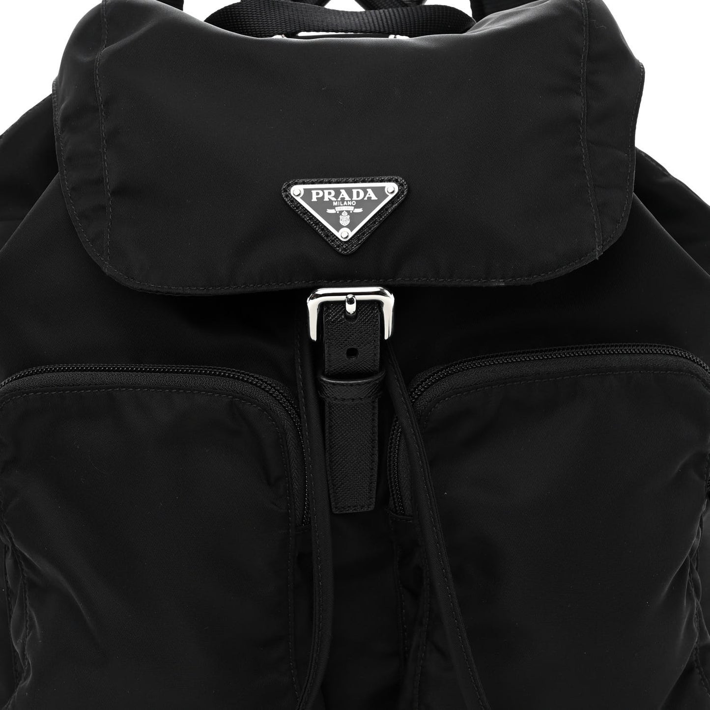 Nylon Vela Large Backpack Black