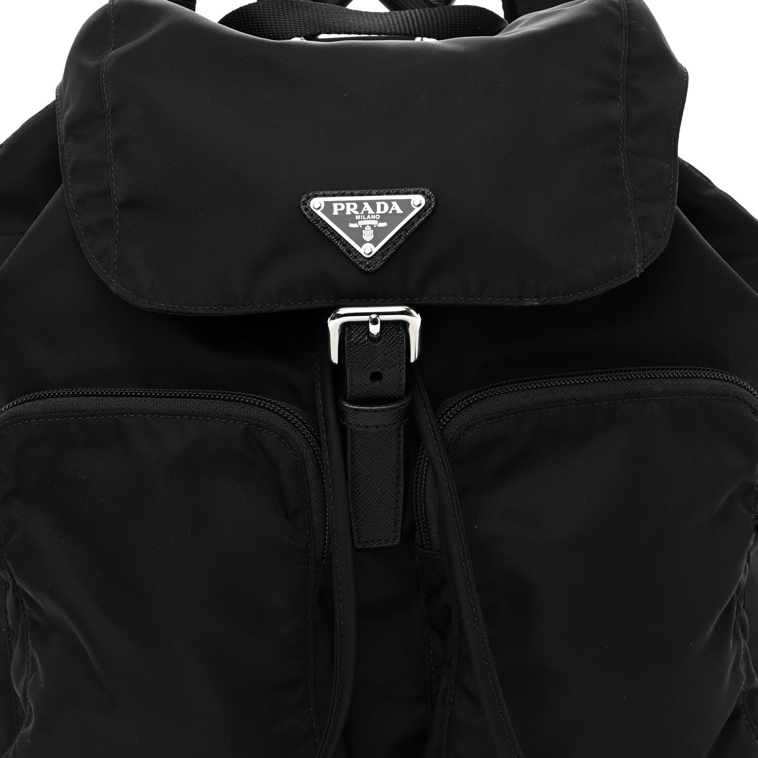 Prada Nylon Vela Large Backpack Black 7 of 9