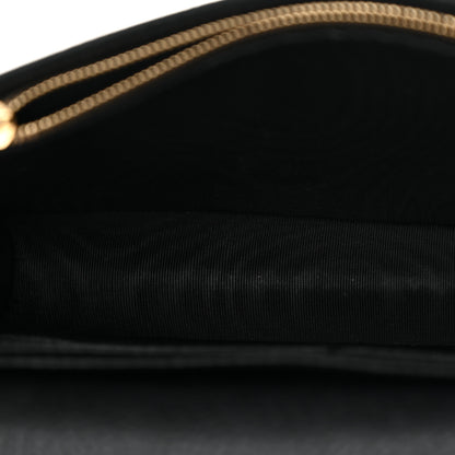 Gucci Calfskin Mini GG Marmont Chain Wallet Black 13 of 13