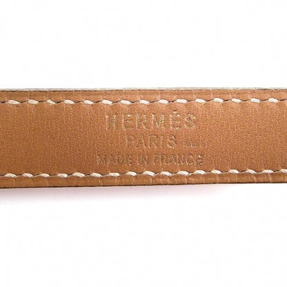 Hermes Lizard Belt Gold Buckle Red 4 of 4