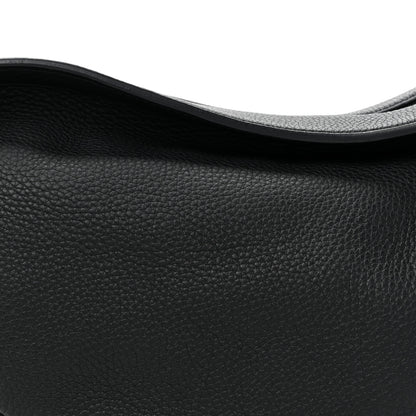 The Row Grained Calfskin Large Slouchy Banana Bag Black 7 of 10