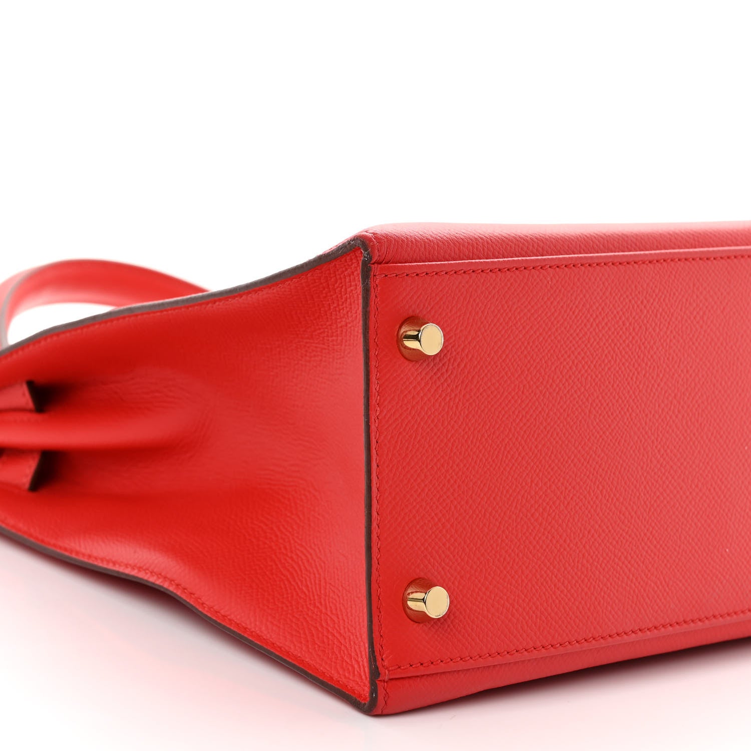 Hermes Epsom Kelly Sellier 32 Rouge Tomate 9 of 12