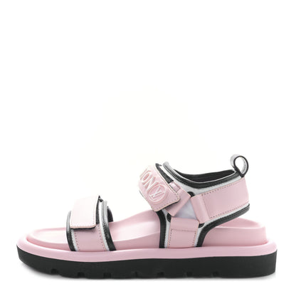 Louis Vuitton Calfskin Pool Pillow Flat Comfort Sandals 35 Rose Clair Pink 1 of 8