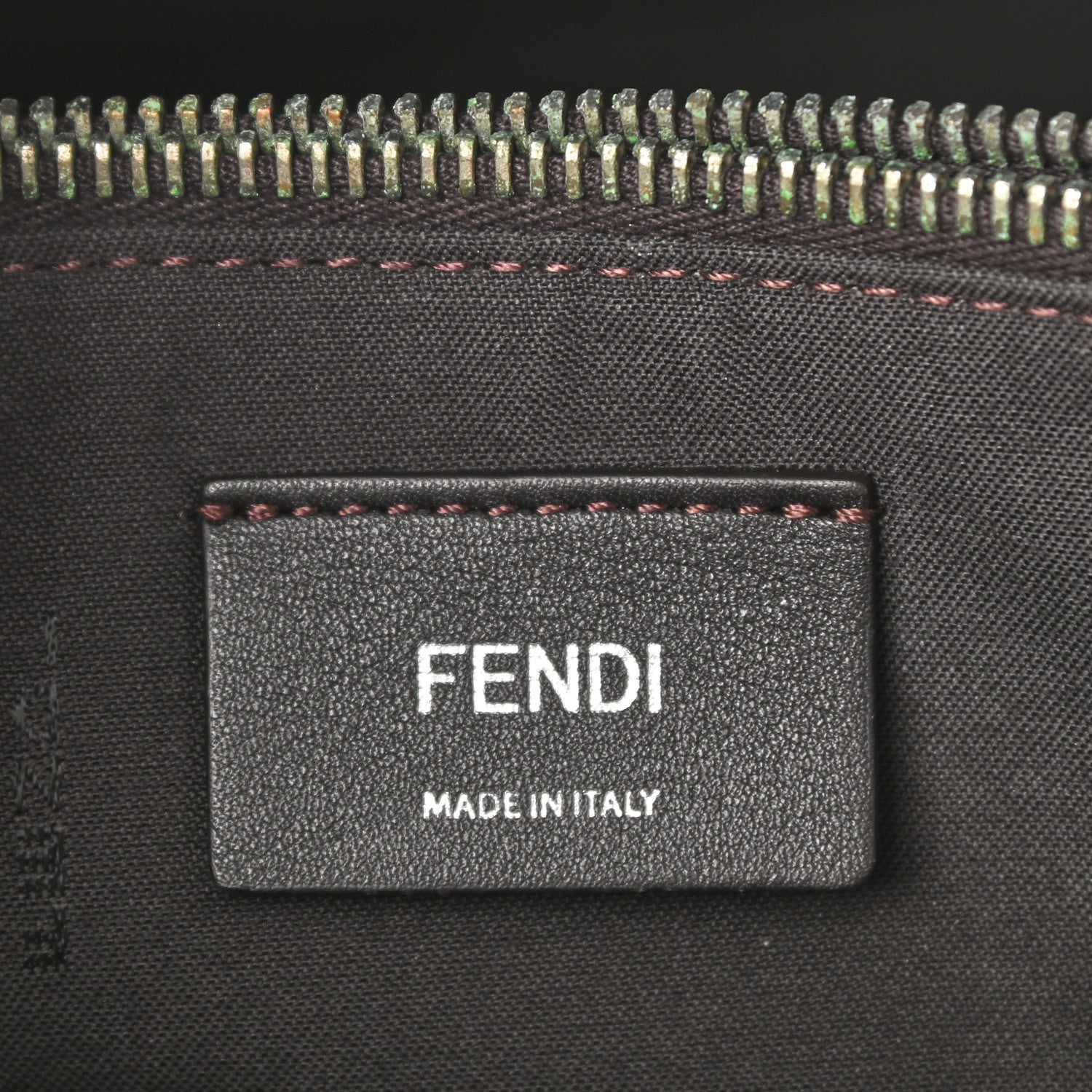 Fendi Vitello Dolce 4 Color Medium By The Way Boston Bag Verde Inglese Multicolor 6 of 10