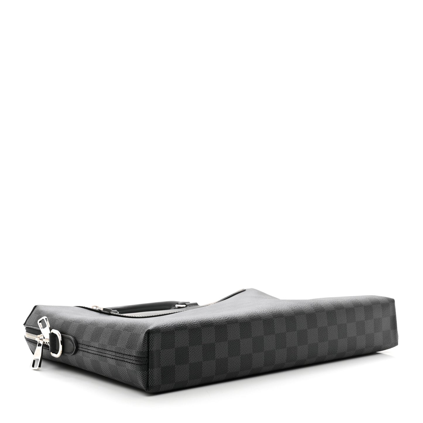 Damier Graphite Porte-Documents Jour