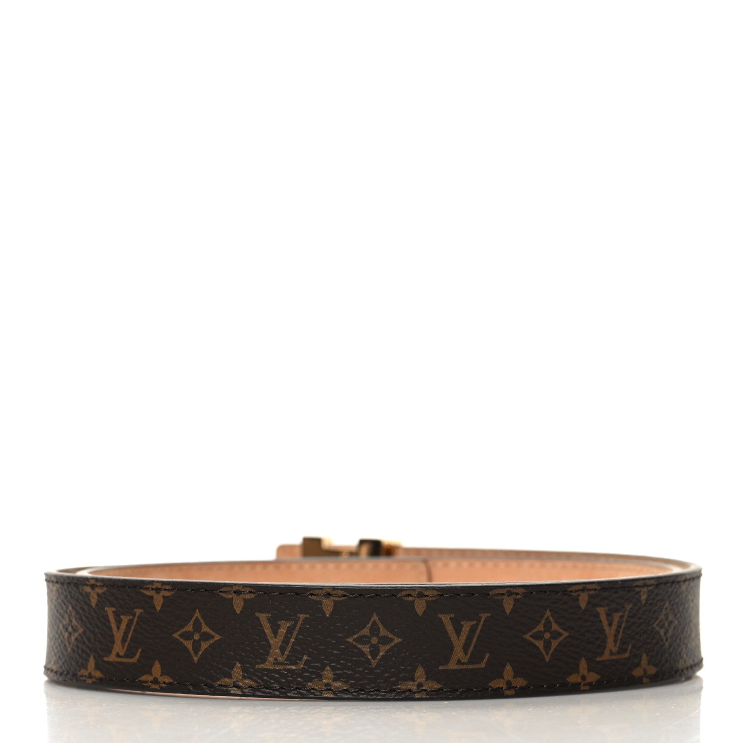 Louis Vuitton Mini Monogram 25mm LV Initiales Belt 80 32 2 of 7