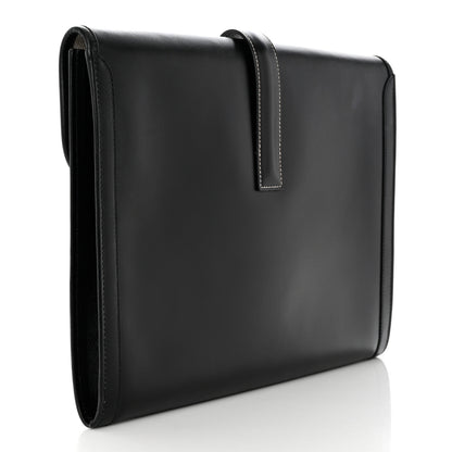 Hermes Box Jige GM Clutch Black 3 of 8