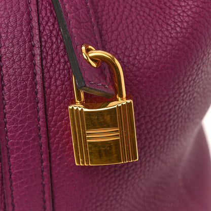 Hermes Taurillon Maurice Picotin Lock 22 MM Anemone 13 of 13