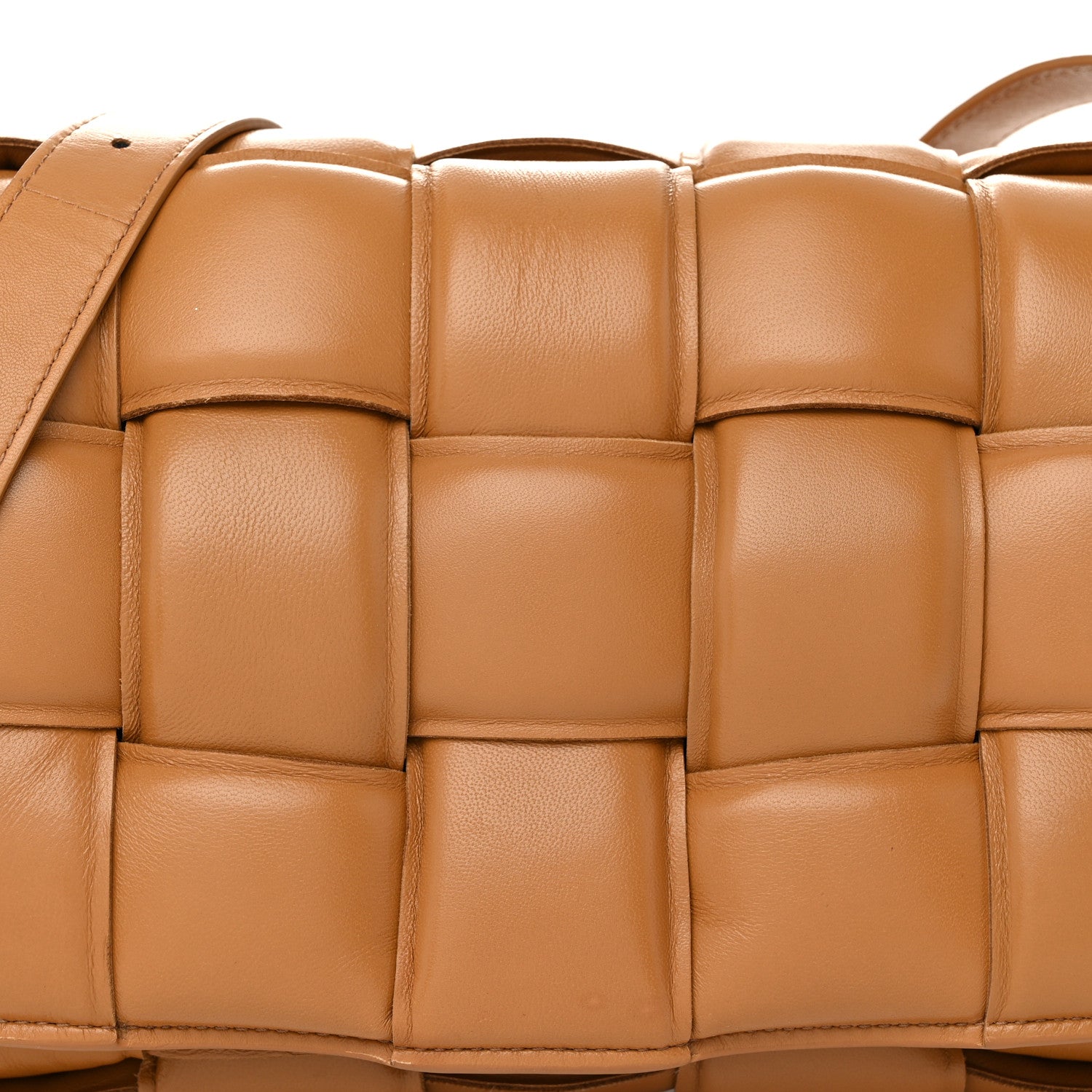 Bottega Veneta Nappa Maxi Intreccio Padded Cassette Crossbody Bag Caramel 8 of 10