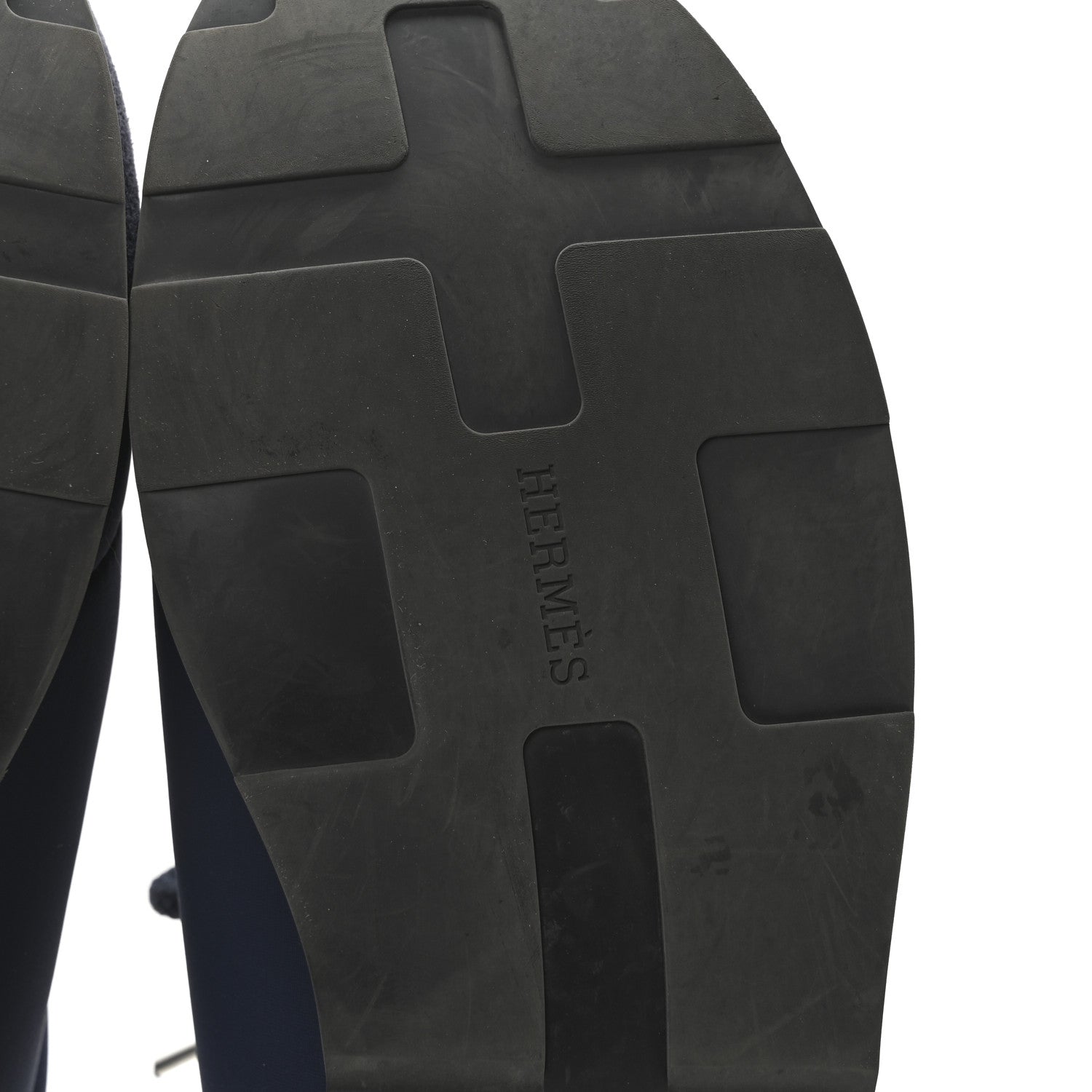 Hermes Technical Canvas Mens Miles Sneakers 43 Marine Black 7 of 8