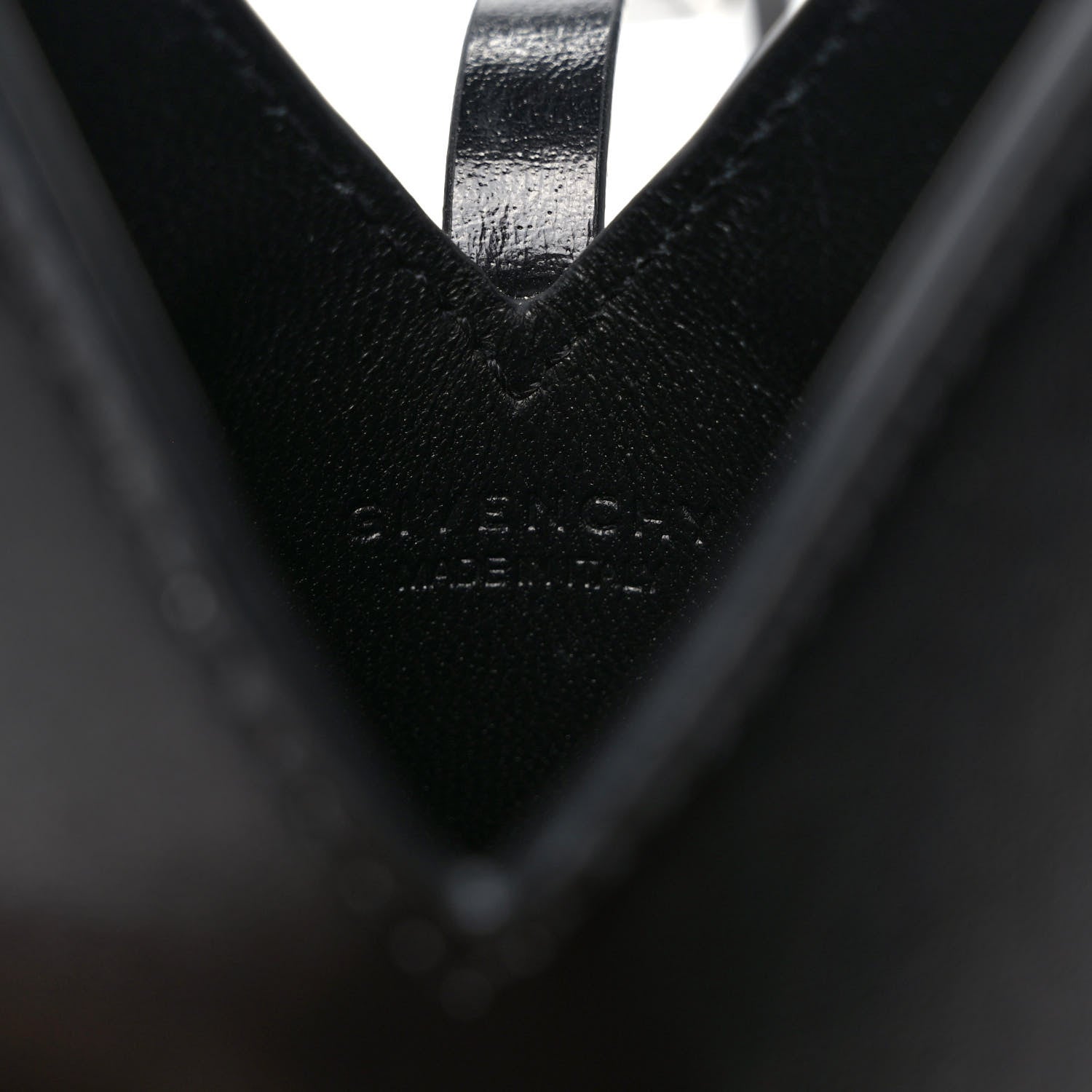 Givenchy Calfskin Mini Cut Out Phone Crossbody Pouch Black 6 of 8